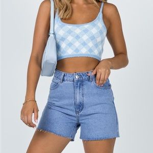 Princess Polly Laurena Midwash Denim Shorts